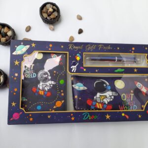 Royal Astronaut Space Pack ( Diary +Stationery Pouch + Multicolor Pen )