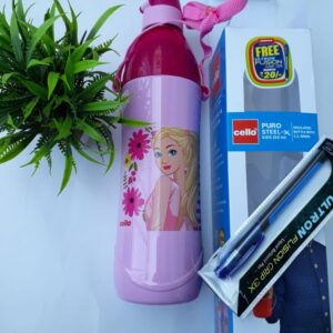 Cello Puro Stainless Steel Water Bottle for Kids/Students BPA Free 700 ml (Product Video Inside)